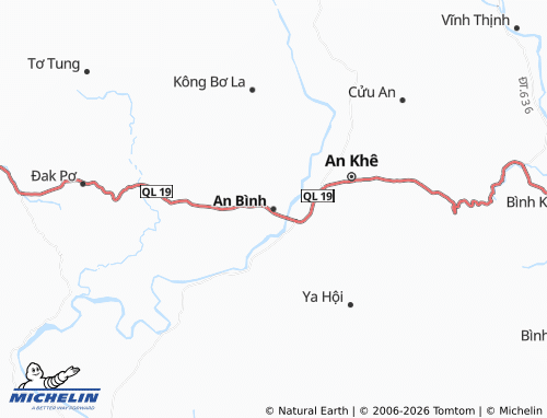 Mapa MICHELIN An Bình - ViaMichelin
