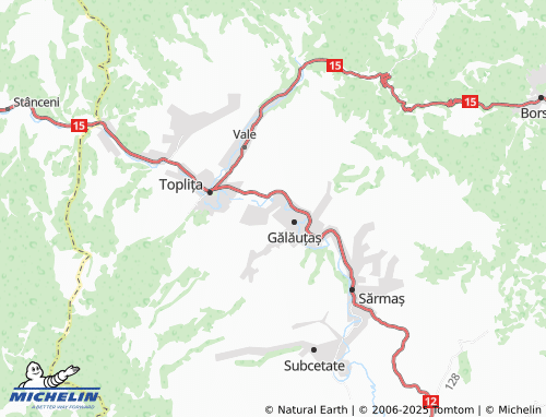 MICHELIN Plopiș map - ViaMichelin