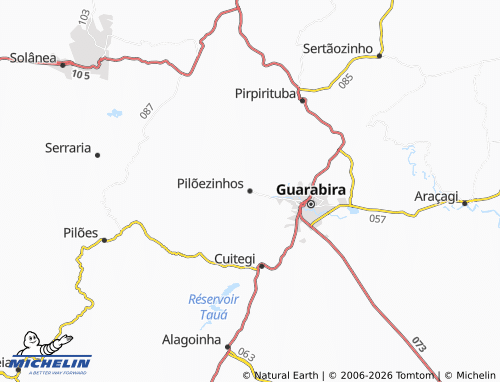 Mapa MICHELIN Pilõezinhos - ViaMichelin