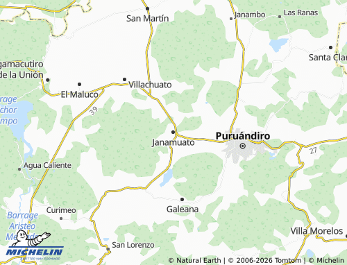Mapa MICHELIN Janamuato - ViaMichelin