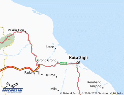 Mappa MICHELIN Geunteng Barat - ViaMichelin