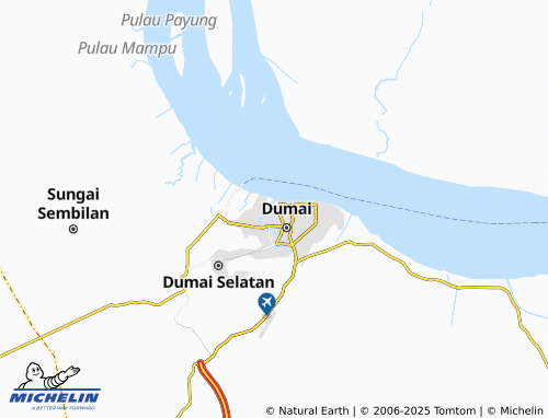 MICHELIN Laksamana map - ViaMichelin