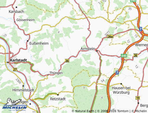 Mappa MICHELIN Müdesheim - ViaMichelin