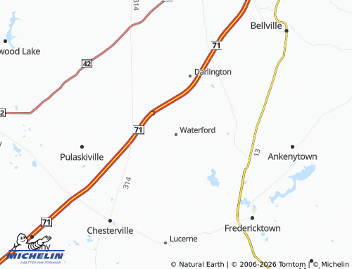 Mappa MICHELIN Waterford - ViaMichelin