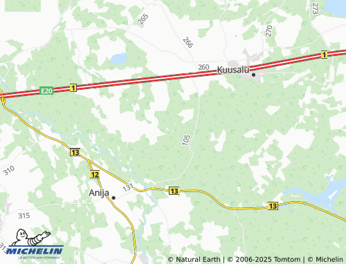 MICHELIN Külmaallika map - ViaMichelin
