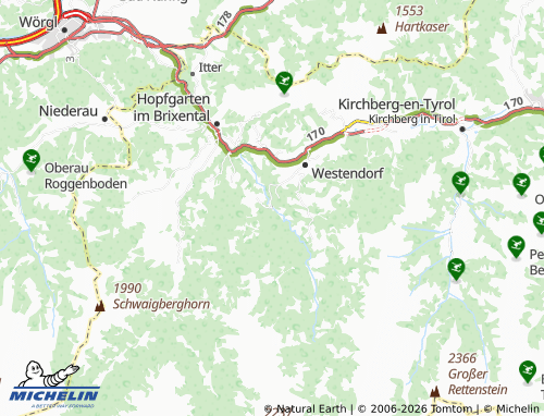 Mappa MICHELIN Unterwindau - ViaMichelin