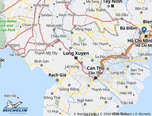 Mappa MICHELIN An Giang - ViaMichelin