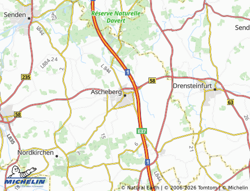 MICHELIN Ascheberg map - ViaMichelin