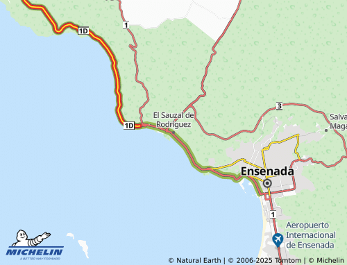 MICHELIN El Sauzal de Rodríguez map - ViaMichelin