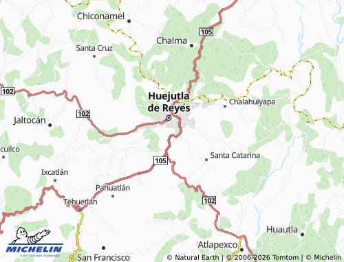 MICHELIN las Chacas map - ViaMichelin