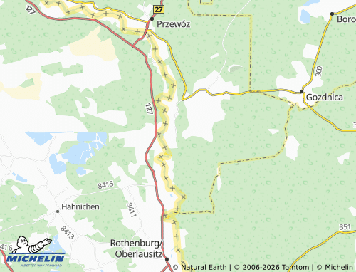 MICHELIN-Landkarte Sänitz - ViaMichelin