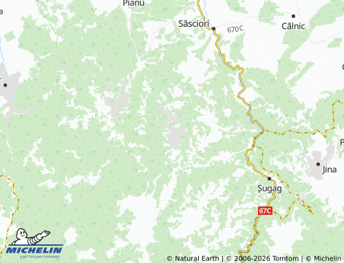 Mapa MICHELIN Tonea - ViaMichelin
