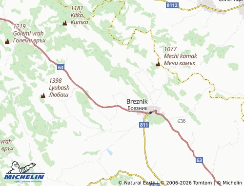 Mappa MICHELIN Vidritsa - ViaMichelin