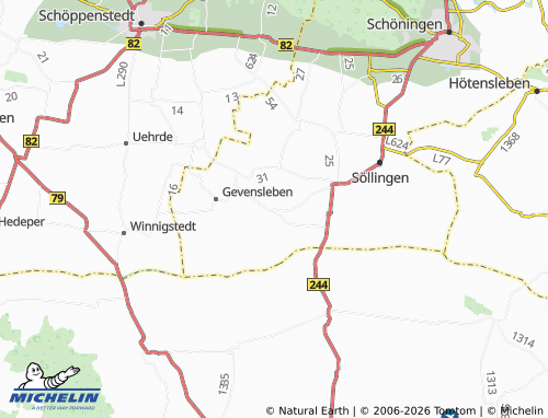 MICHELIN Beierstedt map - ViaMichelin