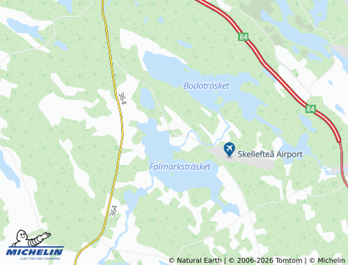 MICHELIN Östra Falmark map - ViaMichelin
