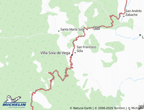 MICHELIN Villa Sola de Vega map - ViaMichelin