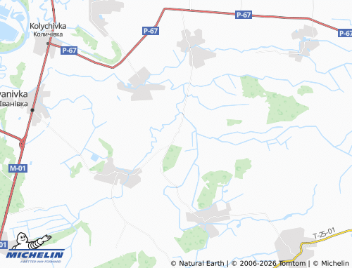 Mappa MICHELIN Budy - ViaMichelin