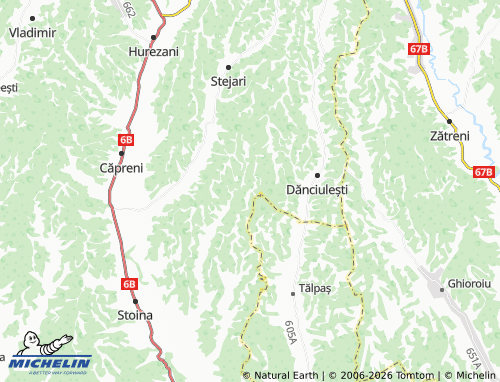MICHELIN Dealu Leului map - ViaMichelin