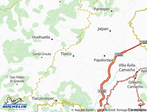Mapa MICHELIN Tlaxco - ViaMichelin