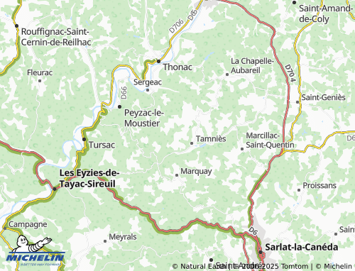 MICHELIN-Landkarte Le Petit Salignac - ViaMichelin