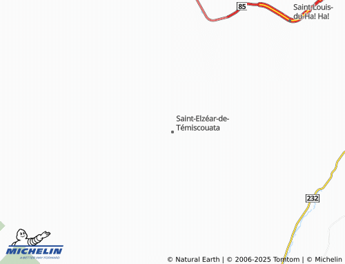 MICHELIN Saint-Elzéar-de-Témiscouata map - ViaMichelin