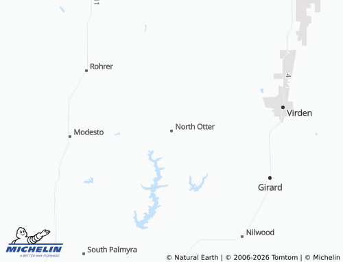 Kaart MICHELIN North Otter - ViaMichelin