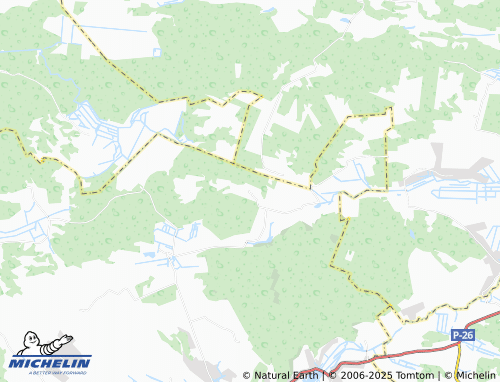 MICHELIN Rus'ka Huta map - ViaMichelin