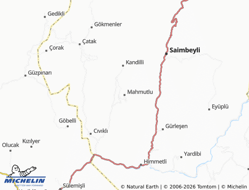 Mappa MICHELIN Mahmutlu - ViaMichelin