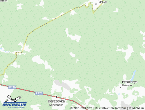 MICHELIN-Landkarte Vereshcha - ViaMichelin