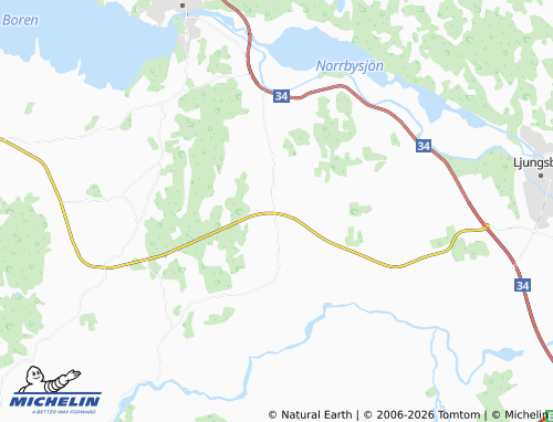 MICHELIN Klockrike map - ViaMichelin