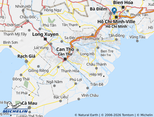 Mapa MICHELIN Tam Bình - ViaMichelin
