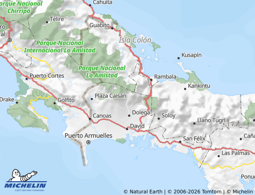 Mapa MICHELIN Boquete - ViaMichelin