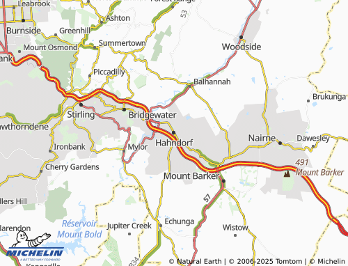Mappa MICHELIN Hahndorf - ViaMichelin