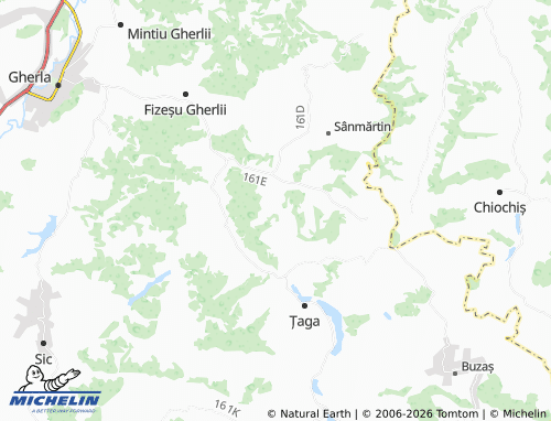 MICHELIN Măhal map - ViaMichelin