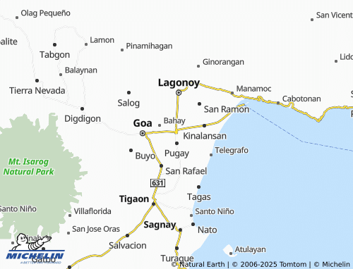 Mapa MICHELIN Danlog - ViaMichelin