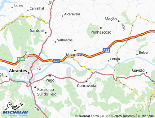 Carte MICHELIN São Simão - ViaMichelin