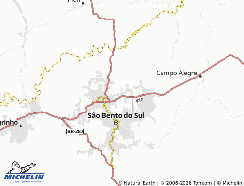 Mappa MICHELIN Dona Francisca - ViaMichelin
