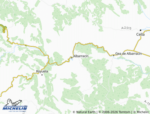 Mappa MICHELIN Santa Bàrbara - ViaMichelin