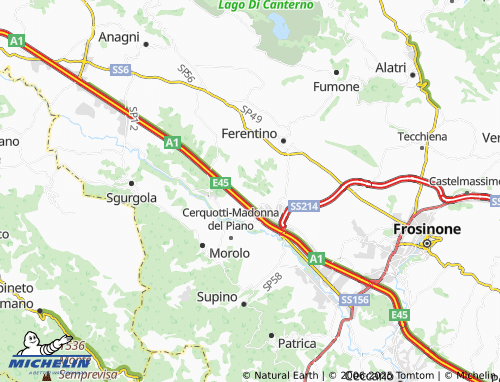 MICHELIN Cartiera map - ViaMichelin