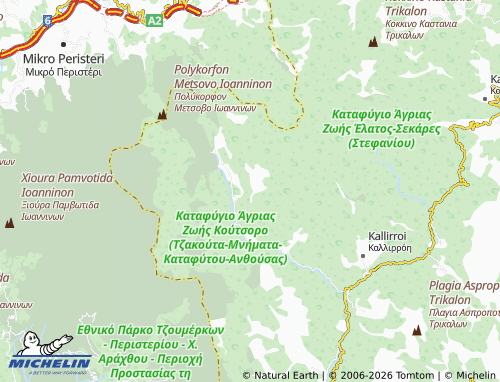 MICHELIN Anthousa map - ViaMichelin