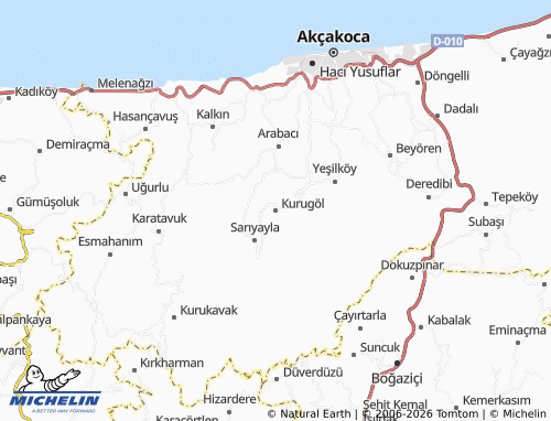 Mappa MICHELIN Kurugöl - ViaMichelin