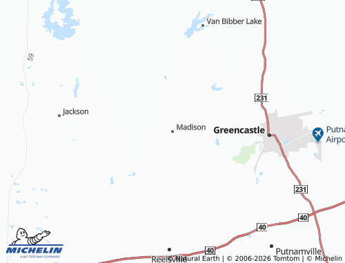 Mappa MICHELIN Madison - ViaMichelin