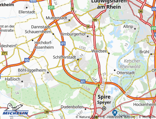 MICHELIN Schifferstadt map - ViaMichelin