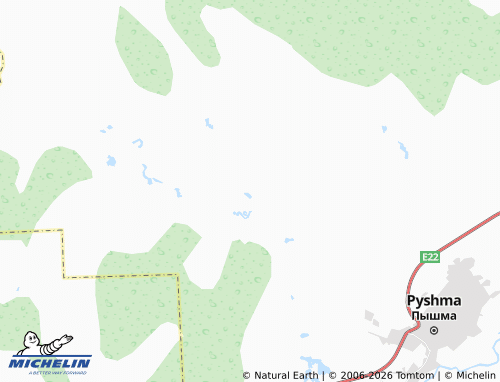 MICHELIN-Landkarte Ust'yanka - ViaMichelin