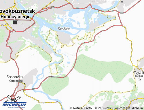 MICHELIN Yelan' map - ViaMichelin