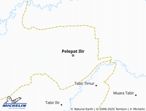 MICHELIN Pelepat Ilir map - ViaMichelin
