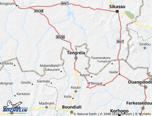 MICHELIN-Landkarte Tengréla - ViaMichelin