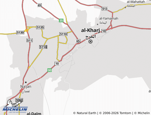 Carte MICHELIN al-Masani' - ViaMichelin