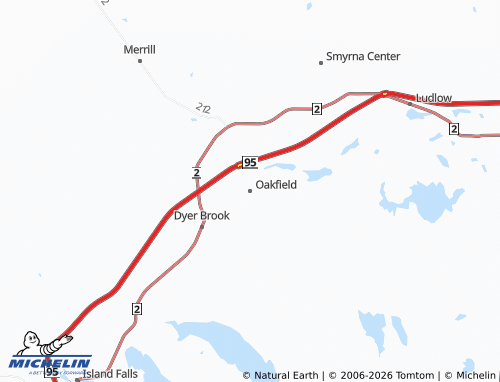 Mapa MICHELIN Oakfield - ViaMichelin