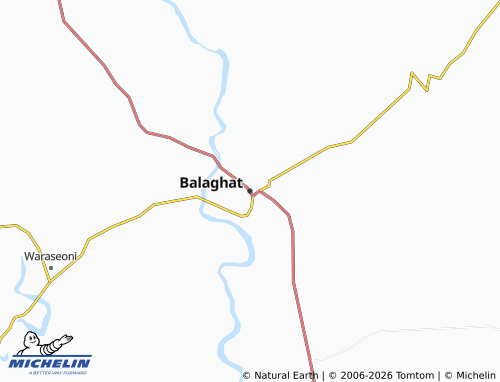 MICHELIN Balaghat map - ViaMichelin